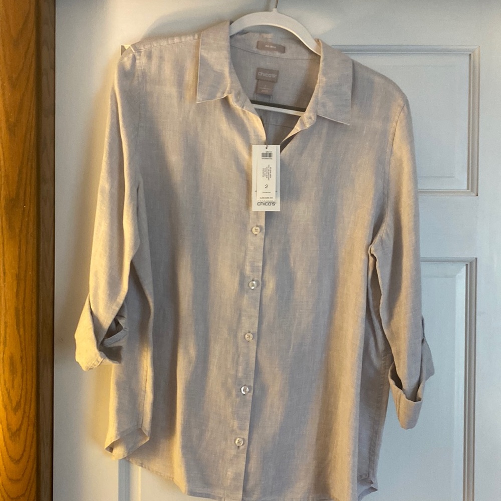 3/4 sleeve no Iron Blouse